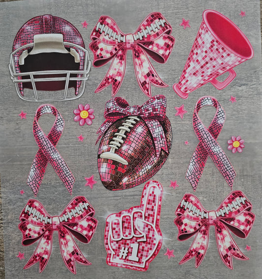 Football and Bows DTF