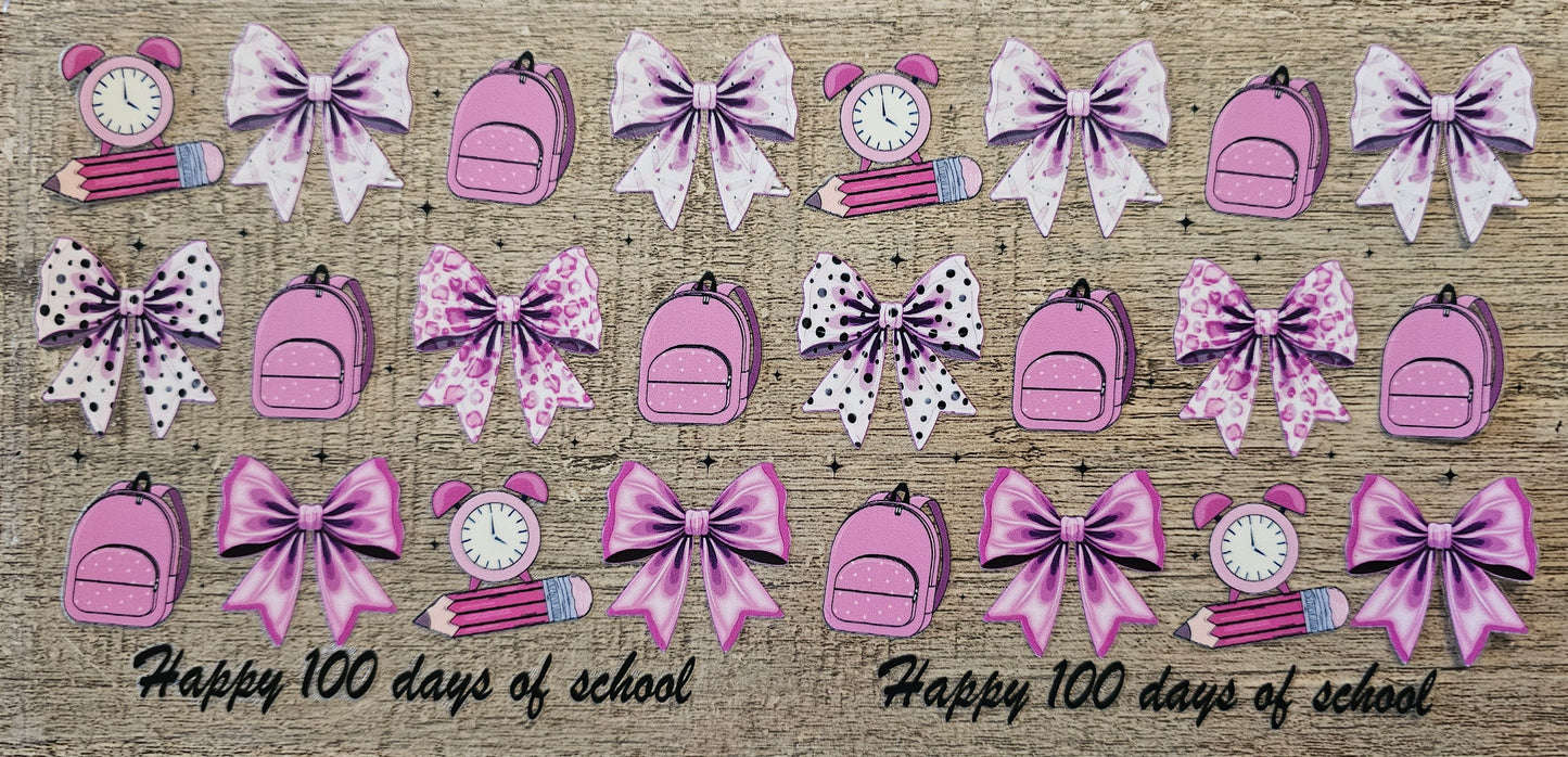 100 Days of School 16oz Wrap