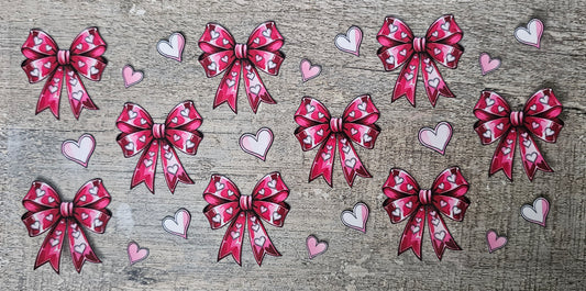 Bows and Hearts 16oz Wrap