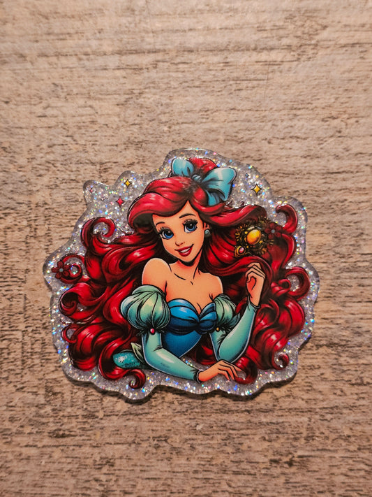 Princess Acrylic Flat Back