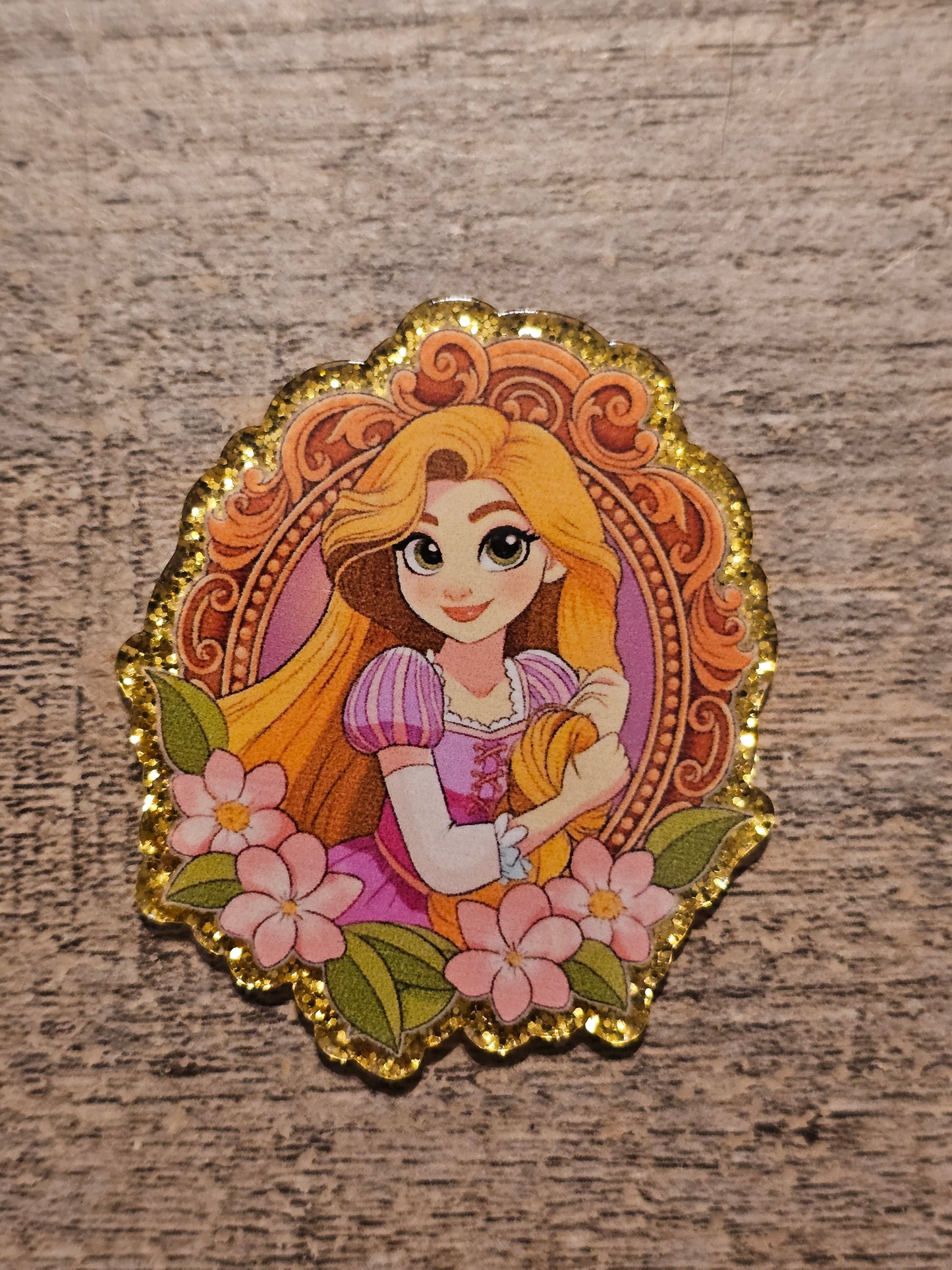 Princess Acrylic Flat Back