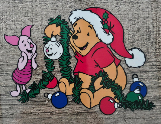 Christmas Bear 4in Decal