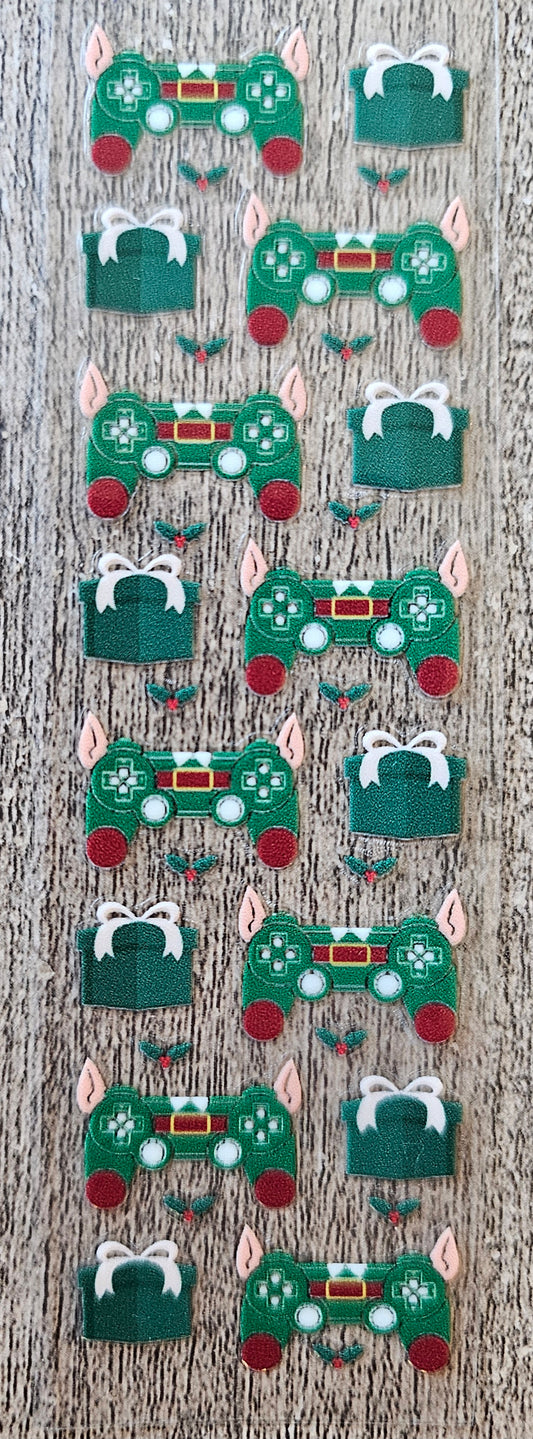 Christmas Gamer Pen/Bookmark Wrap