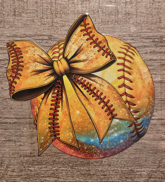 Softball 4in Decal