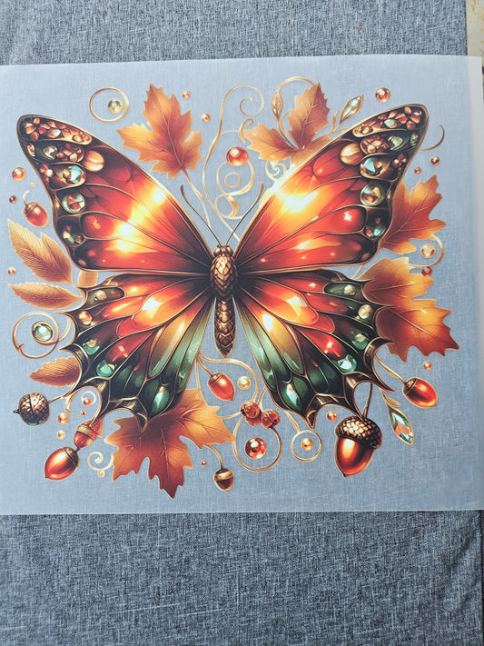 Thanksgiving Fall Butterfly DTF