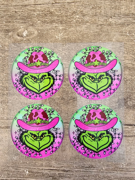 Green Man Western Round Wrap Sheet