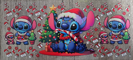 Christmas Blue Alien - 16oz