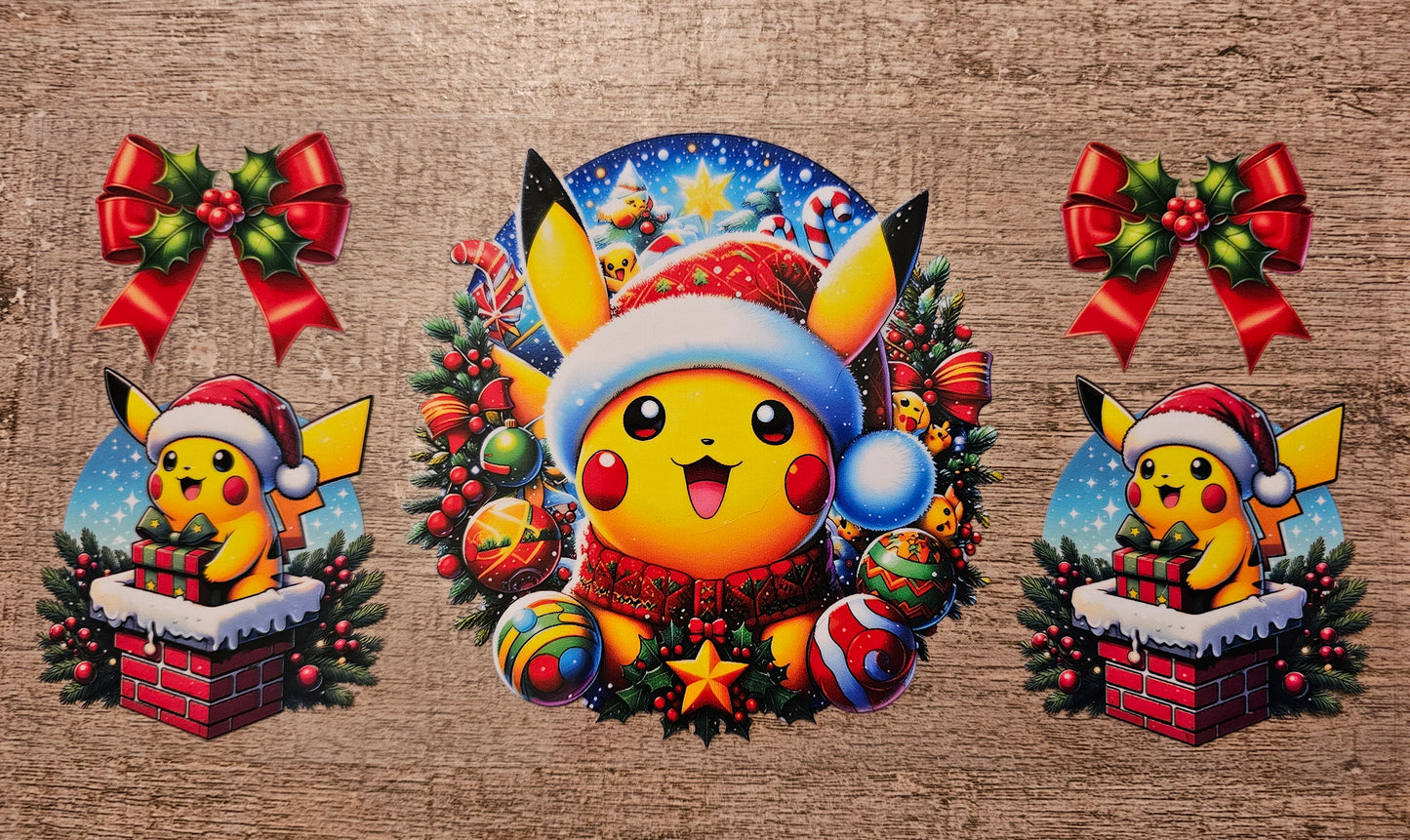 Christmas Pocket Monster 16oz Wrap