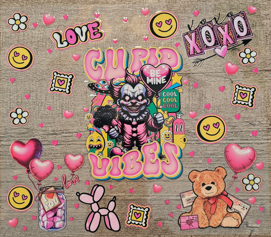 Cupid Vibes Clown 20oz Wrap