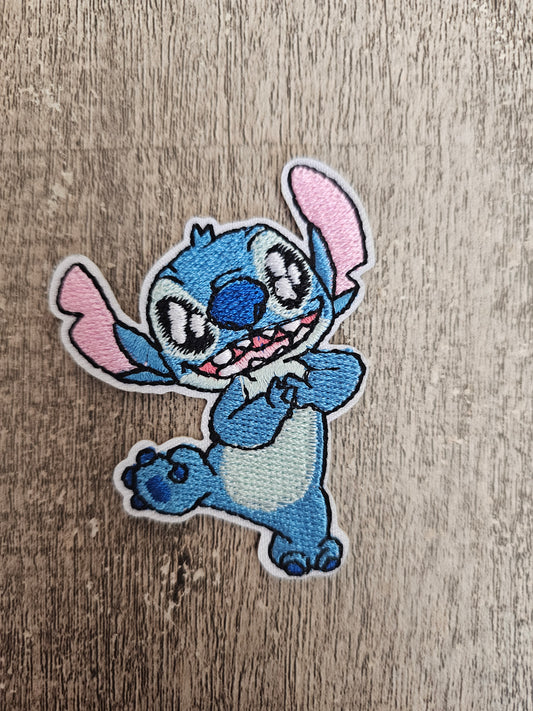 Blue Alien Mini Patch 2in