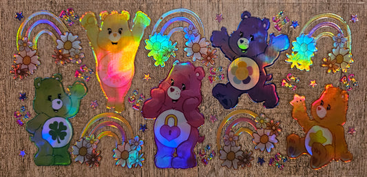 Holographic Bears 16oz Wrap