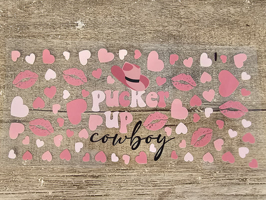 Western Cowboy Valentine 16oz Wrap