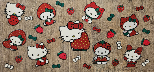 HK Strawberry 16oz Wrap