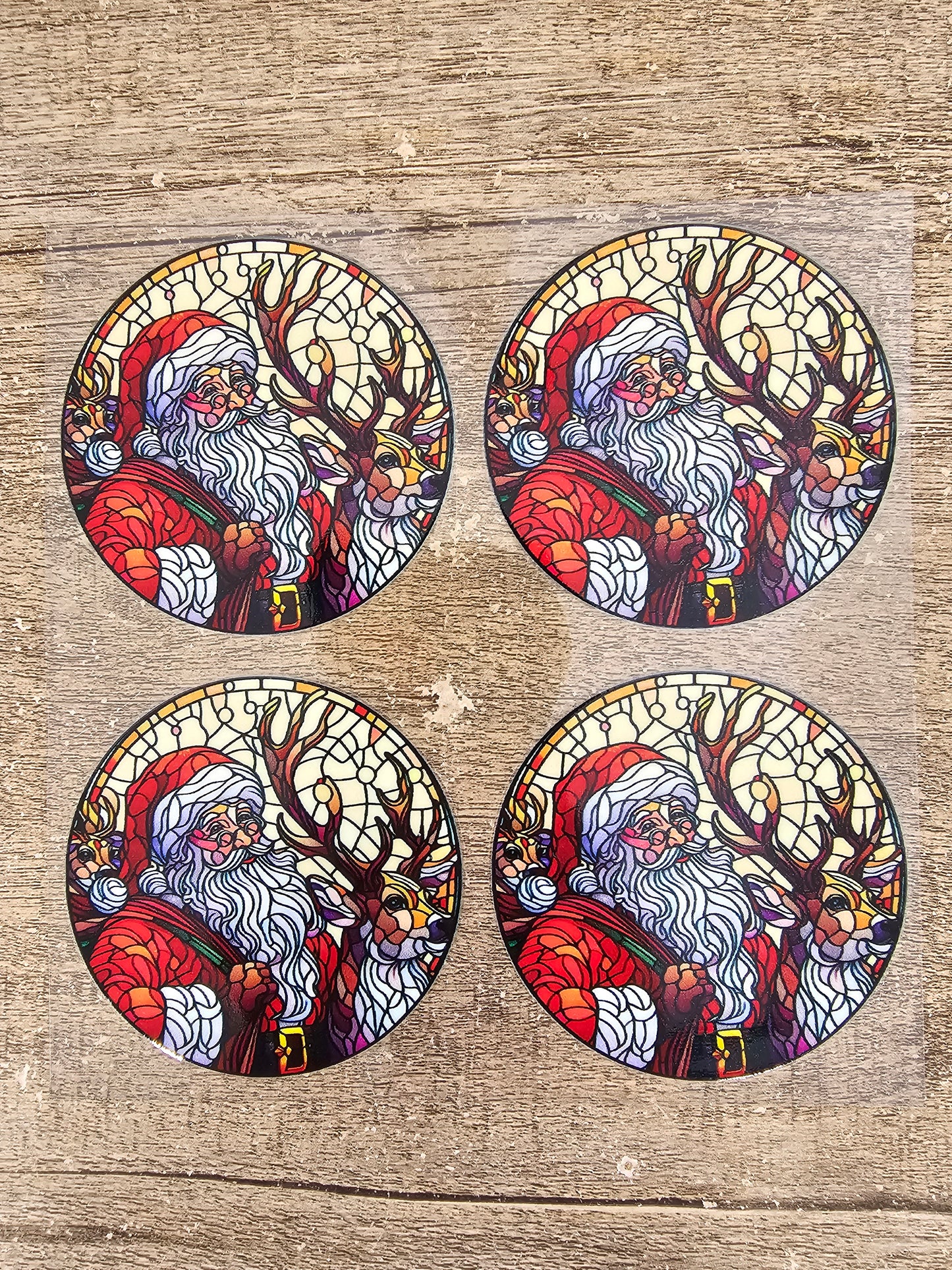 Santa Round Wrap Sheet