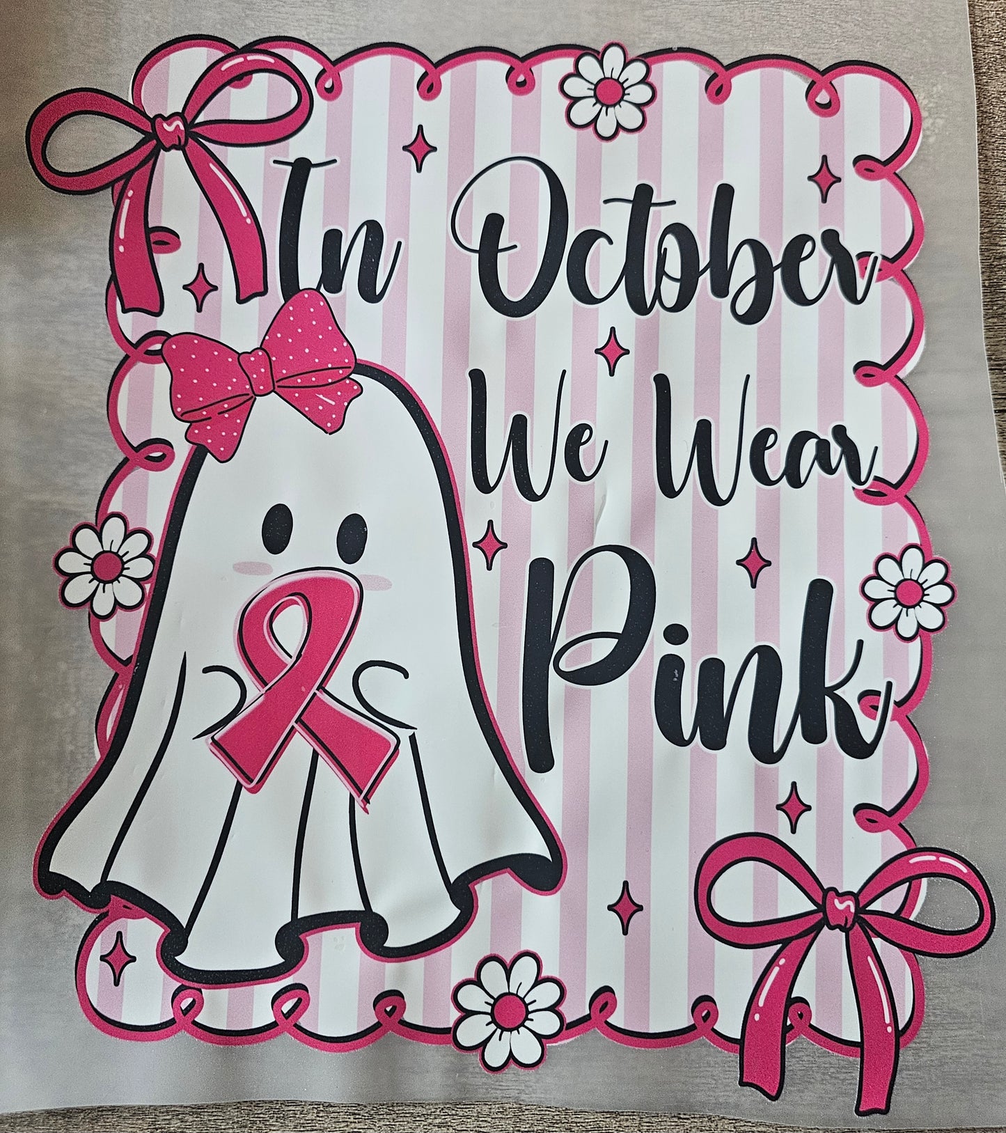 Cancer Awareness Ghost DTF