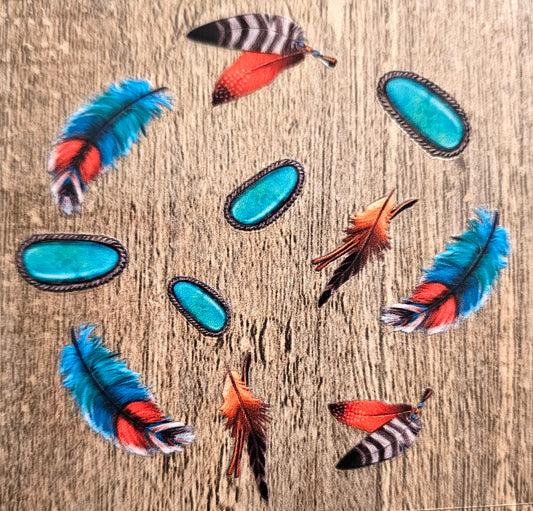 Feather Round Wrap