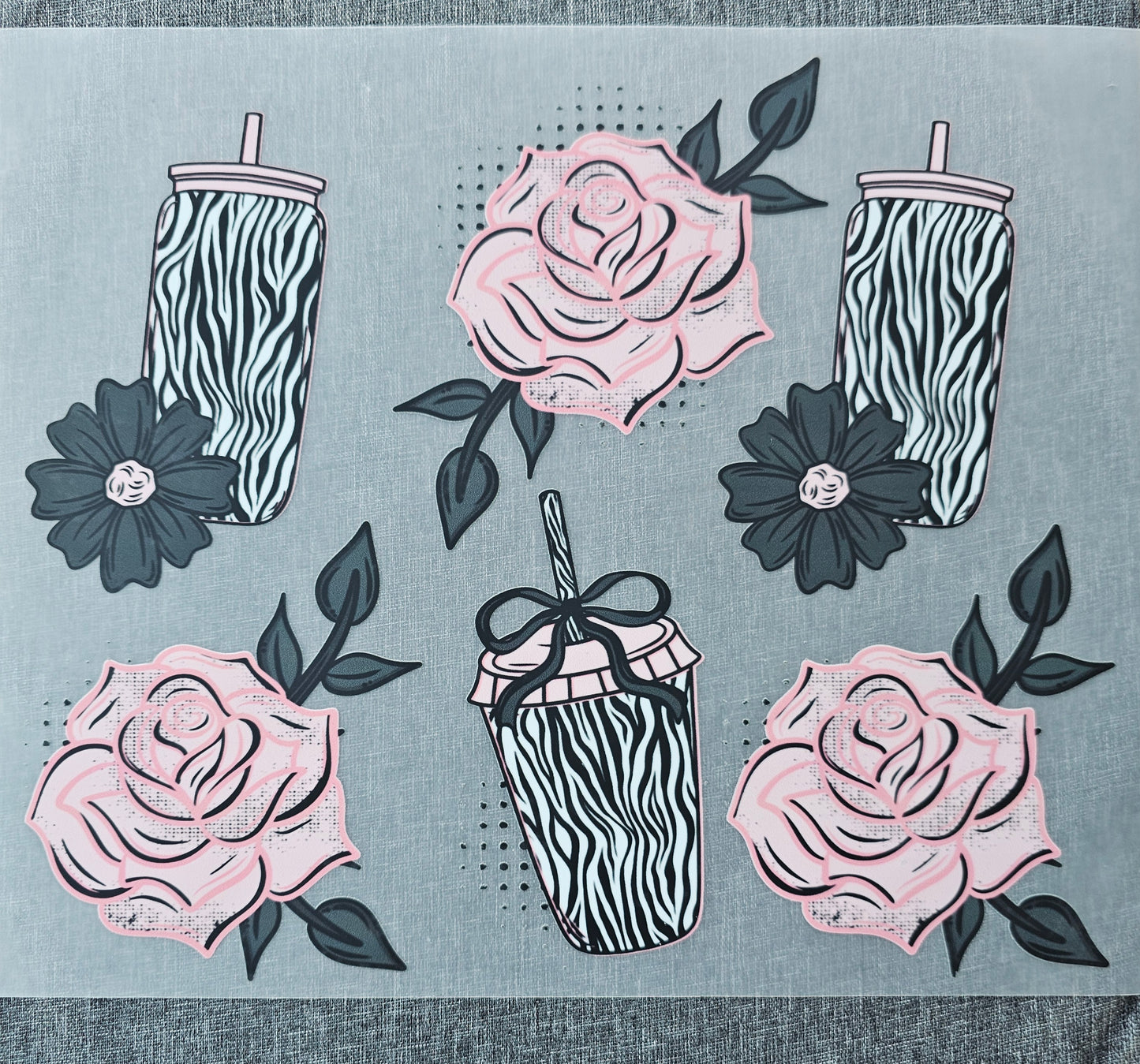 Roses and Cups DTF