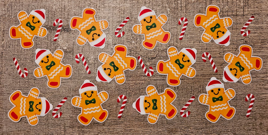 Christmas Gingerbread Cookie 16oz Wrap