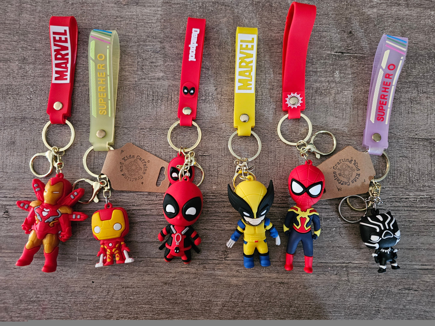 Marv. Super Hero Keychain