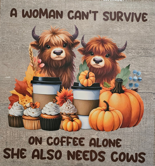 Coffee and Cows DTF