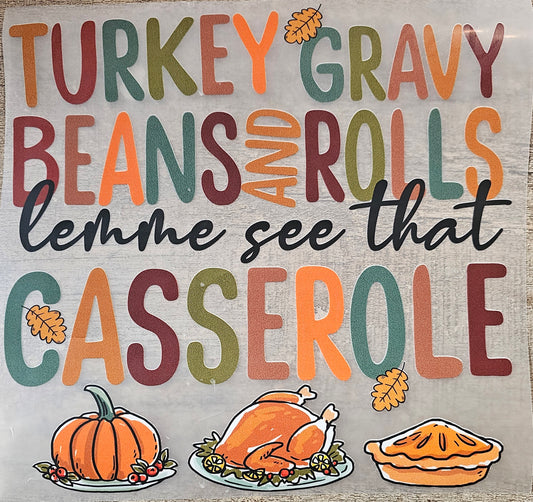 Thanksgiving Casserole DTF