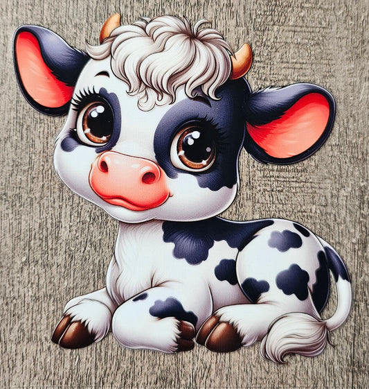 Cow 4in Decal