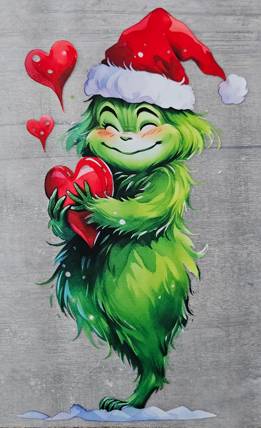 Christmas Green Man DTF - Child Size