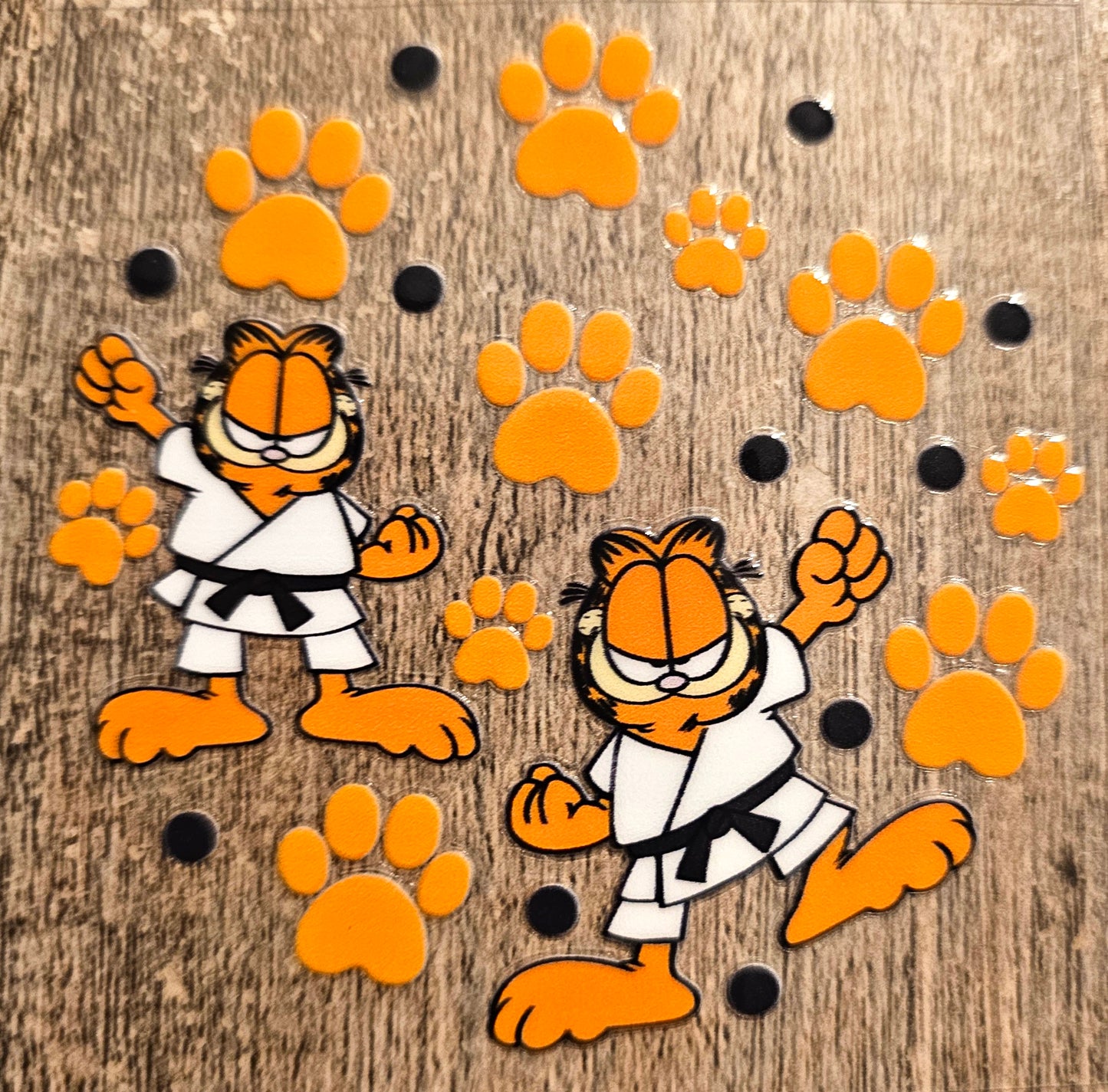 Orange Cat Round Wrap