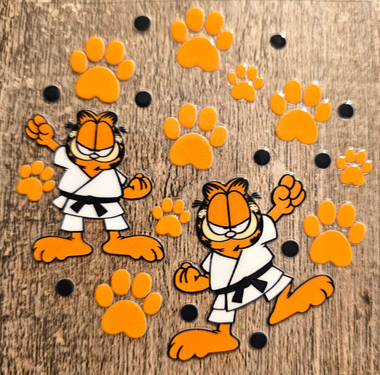 Orange Cat Round Wrap