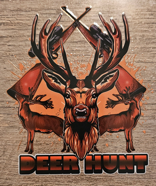 Deer Hunting 4in Decal