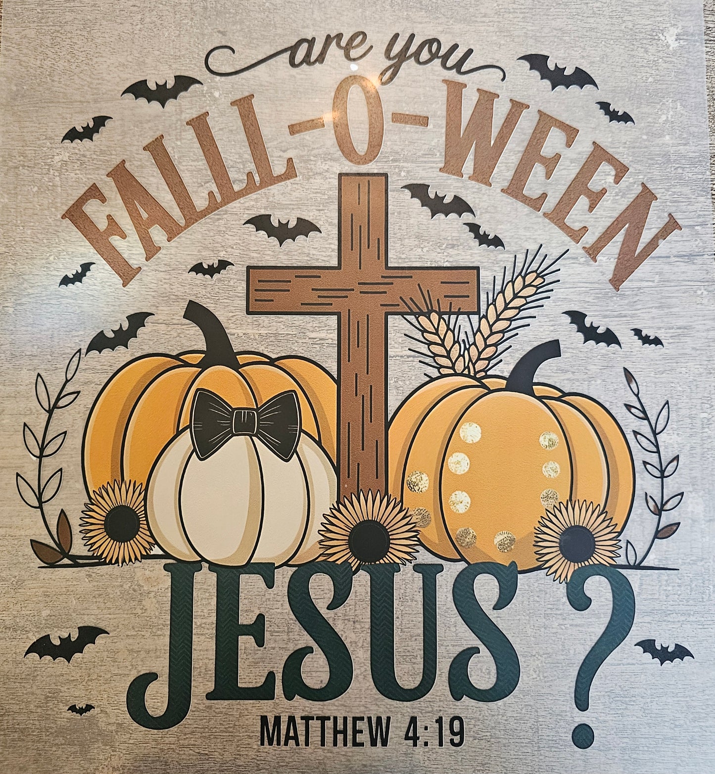 Halloween Fall-O-Ween Jesus DTF
