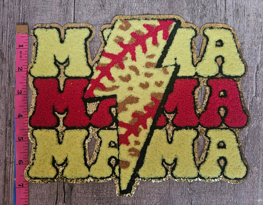 Softball Mama Patch