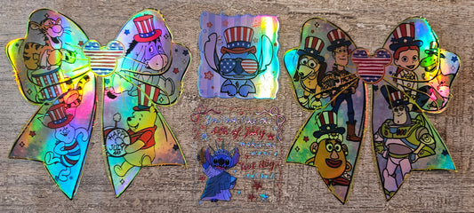 Bear, Toy, Blue Alien 16oz Wrap