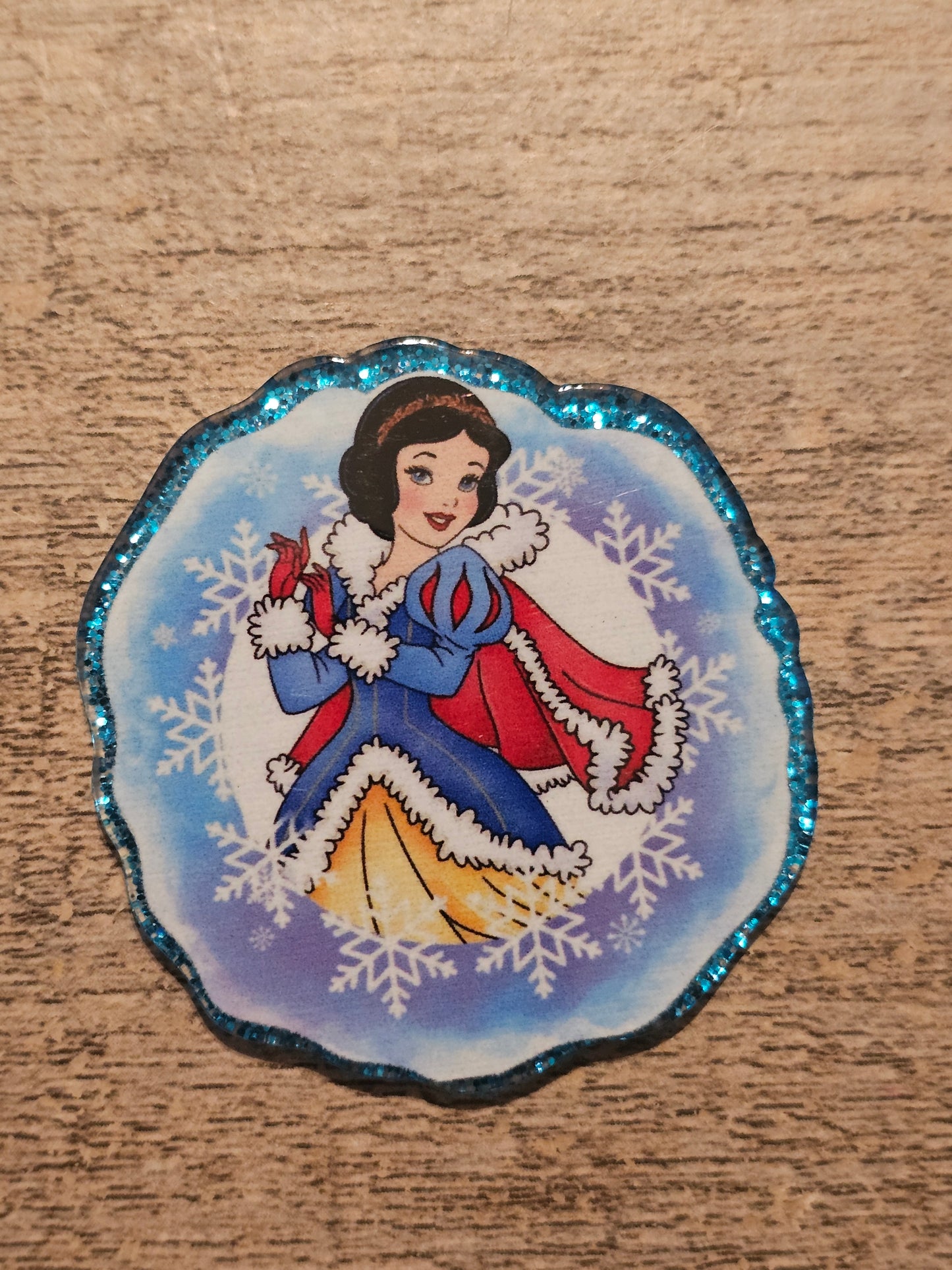 Christmas Princess Acrylic Flat Back