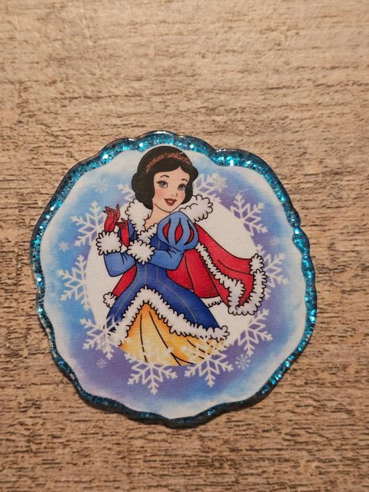Christmas Princess Acrylic Flat Back