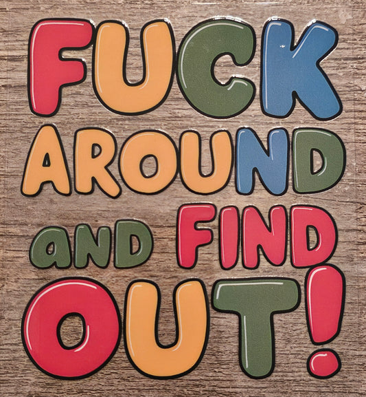 FAFO 4in Decal