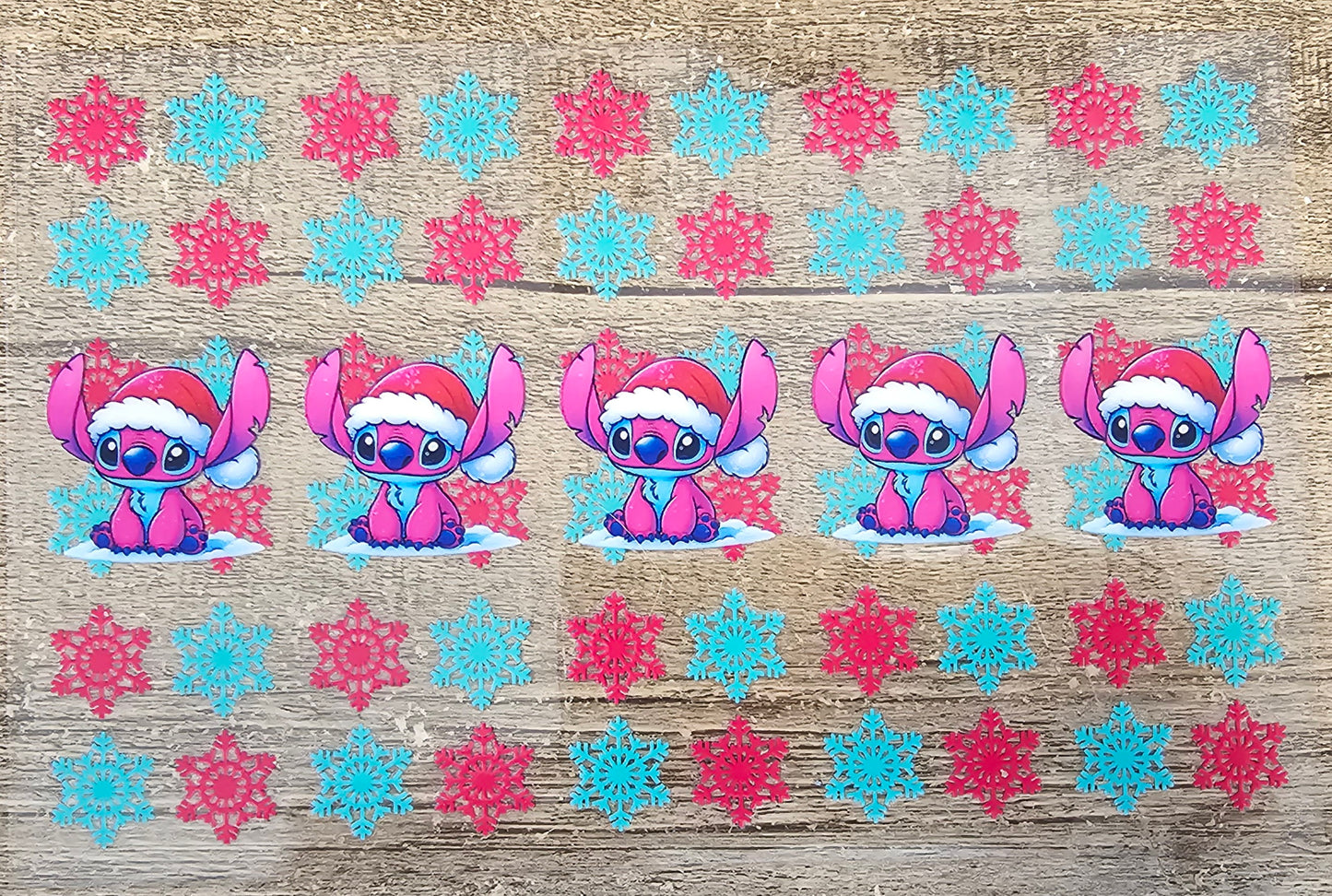 Blue Alien Christmas Pen/Bookmark Sheet Wrap