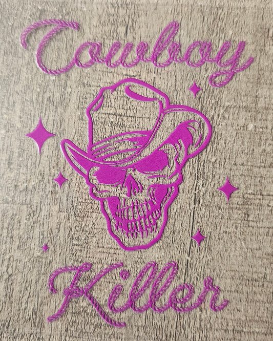 Western Cowboy Killer 4in Decal
