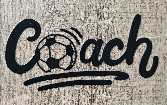 Soccer Coach 4in Decal