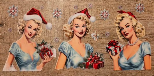 Christmas Girl 16oz Wrap