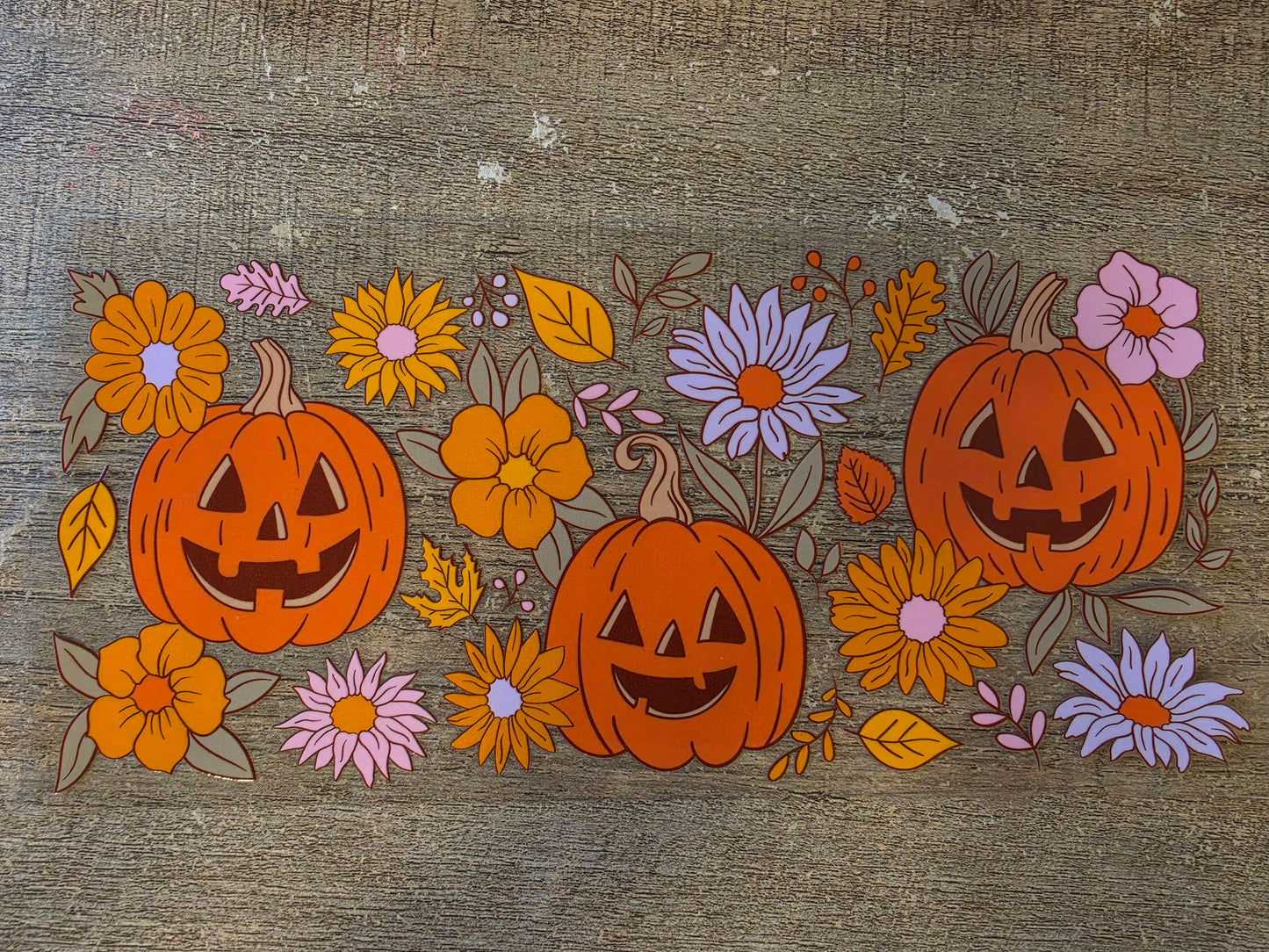 Halloween Pumpkin 16oz Wrap