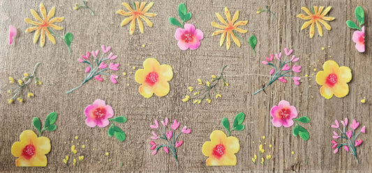 Flowers 16oz Wrap