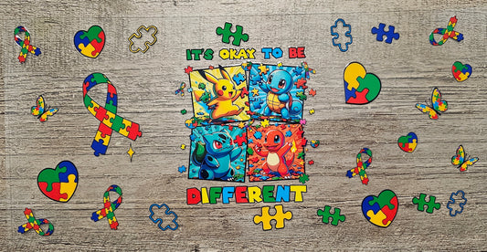 Pocket Monster Autism 16oz Wrap