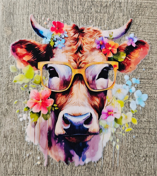 Cow 4in Decal