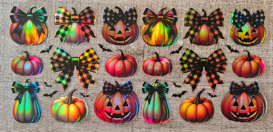 Pumpkin Holographic 16oz Wrap