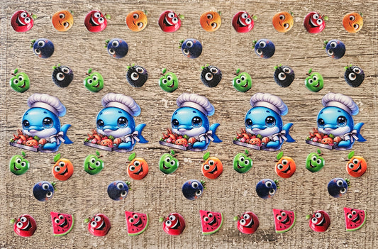 Dolphin Pen/Bookmark Wrap Sheet