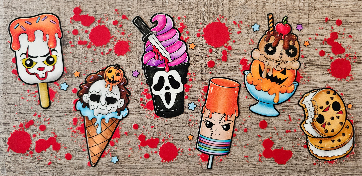 Halloween Killer Icecream 16oz Wrap