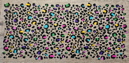 Rainbow Cheetah Print 16oz Wrap