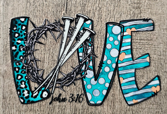 Love 4in Decal