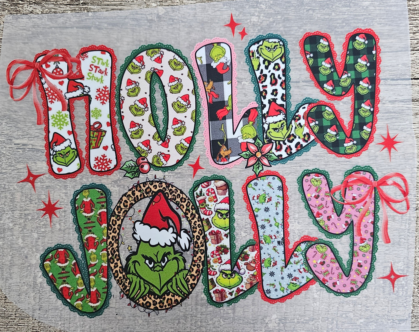Christmas Holly Jolly Children's DTF